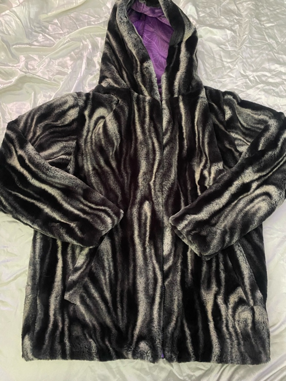 Handmade reversible coat jacket